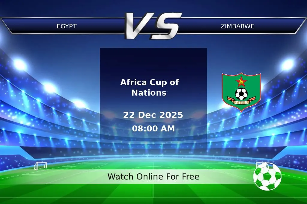 Prediction Egypt vs Zimbabwe Africa Cup of Nations 2025