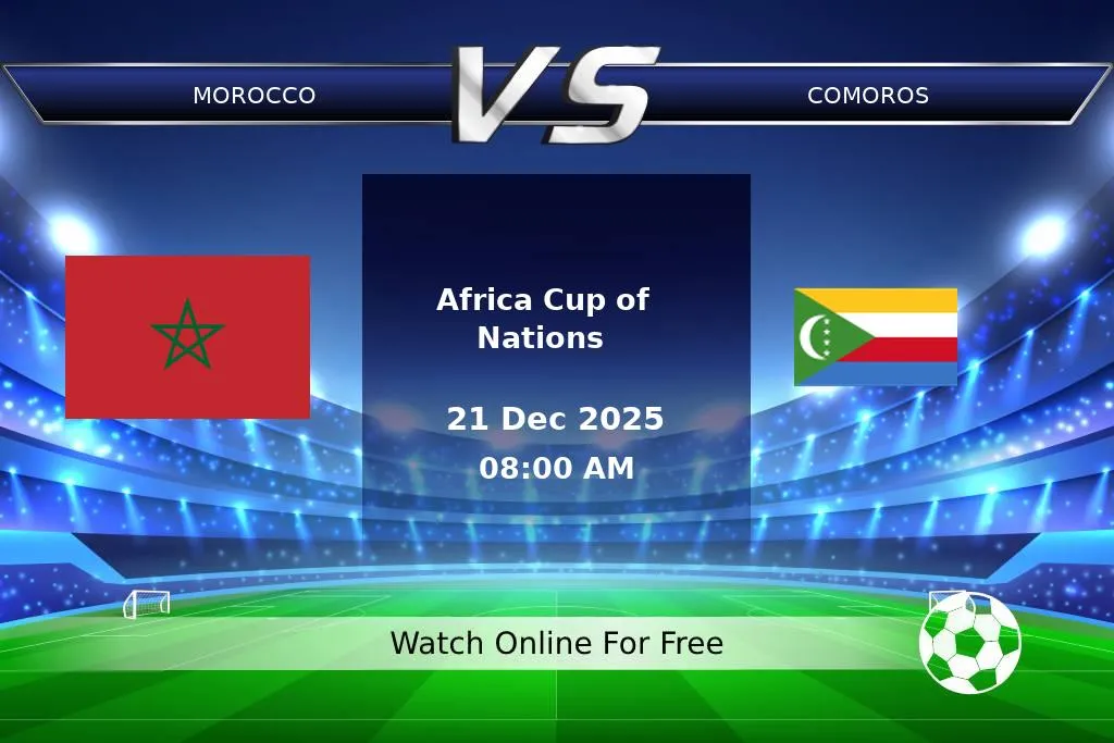 Prediction Morocco vs Comoros Africa Cup of Nations 2025