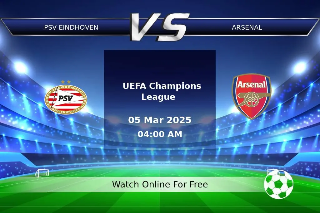 Prediction PSV Eindhoven vs Arsenal UEFA Champions League 2025