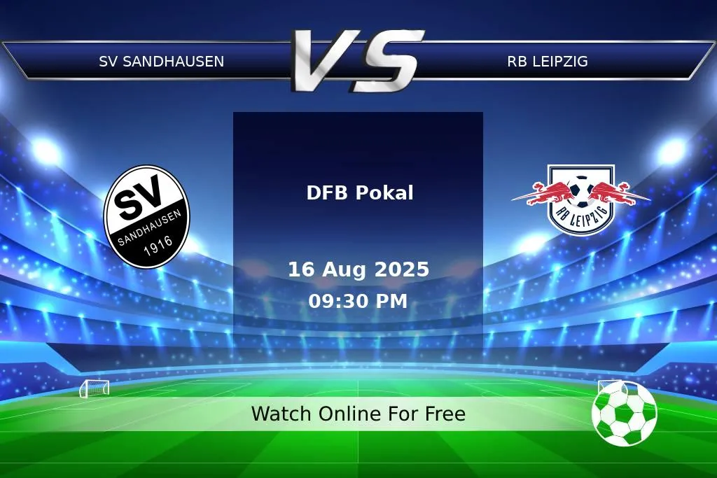 Prediction SV Sandhausen vs RB Leipzig DFB Pokal 2025