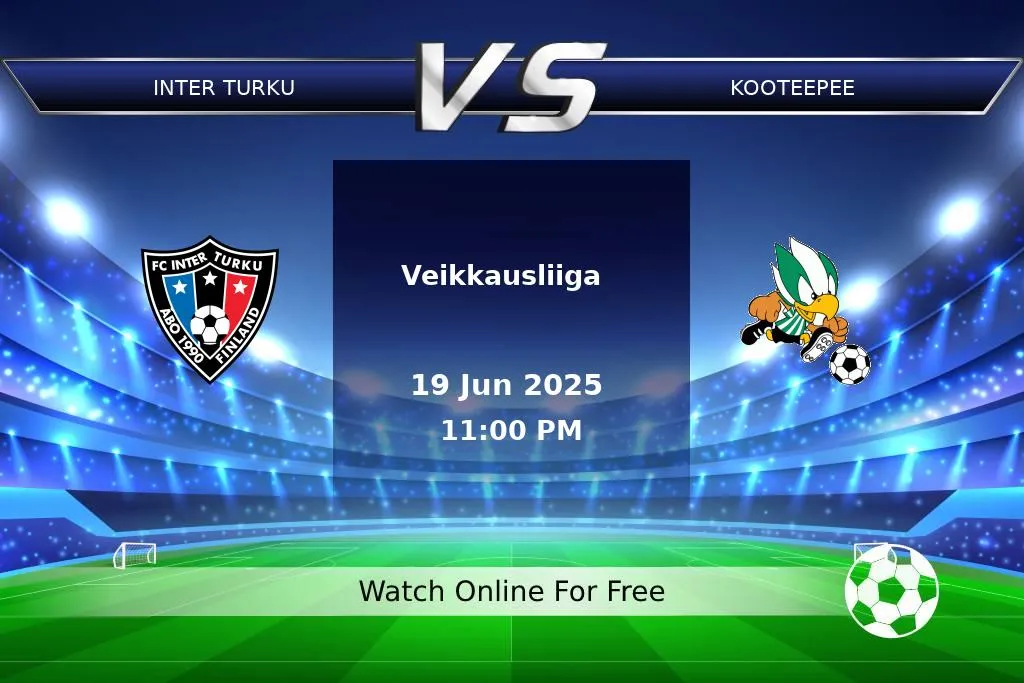 Prediction Inter Turku vs Kooteepee Veikkausliiga 2025