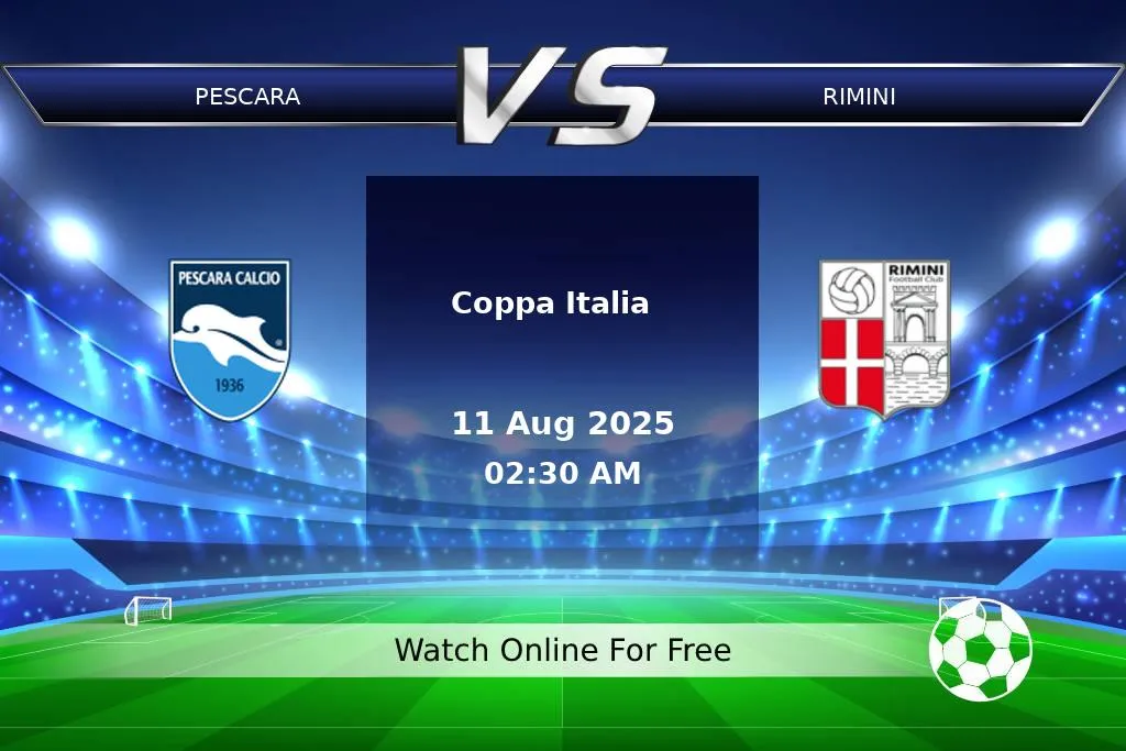 Prediction Pescara vs Rimini Coppa Italia 2025