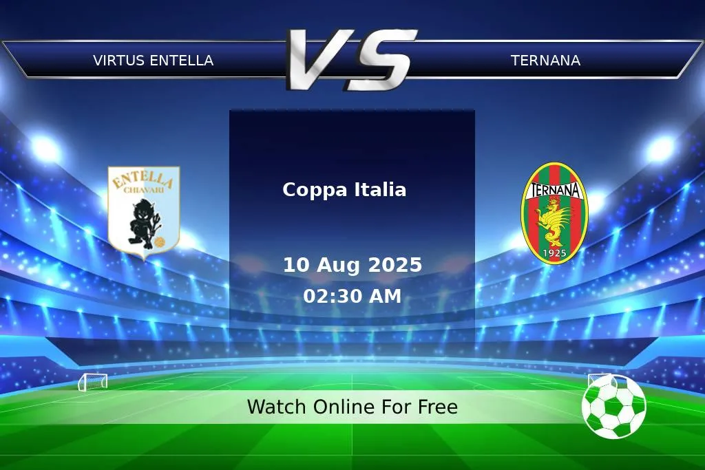 Prediction Virtus Entella vs Ternana Coppa Italia 2025