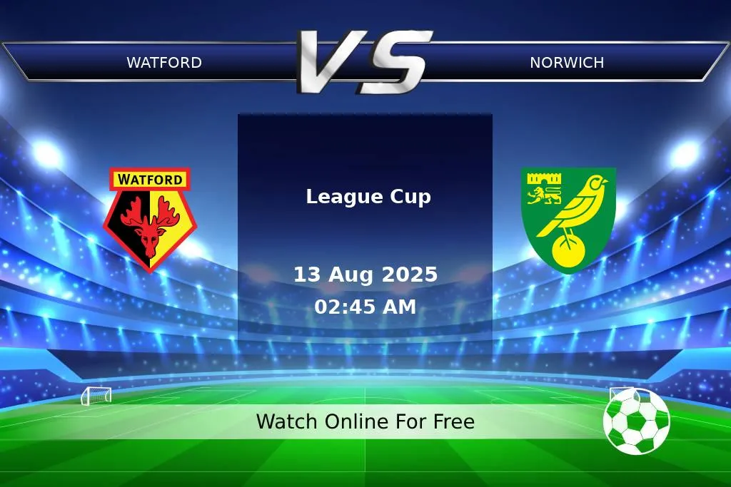 Prediction Watford vs Norwich League Cup 2025