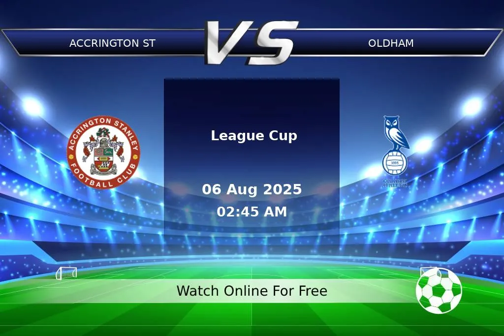 Prediction Accrington ST vs Oldham League Cup 2025
