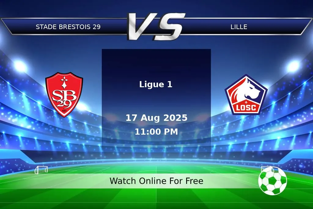 Prediction Stade Brestois 29 vs Lille Ligue 1 2025
