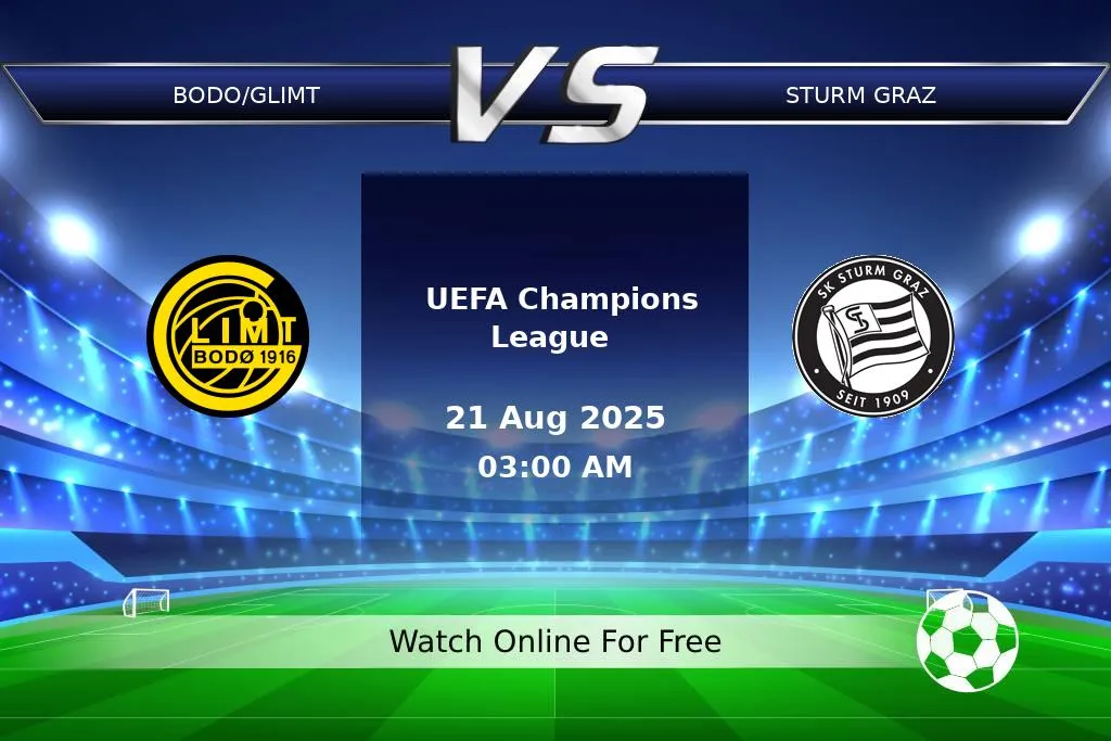 Prediction Bodo/Glimt vs Sturm Graz UEFA Champions League 2025