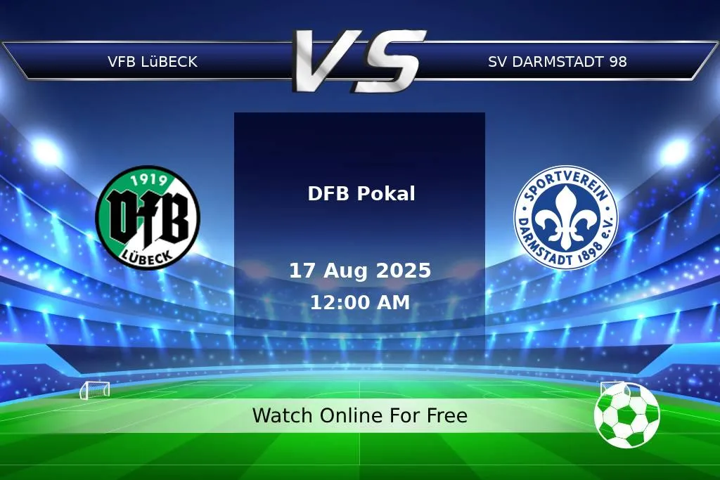 Prediction VfB Lübeck vs SV Darmstadt 98 DFB Pokal 2025
