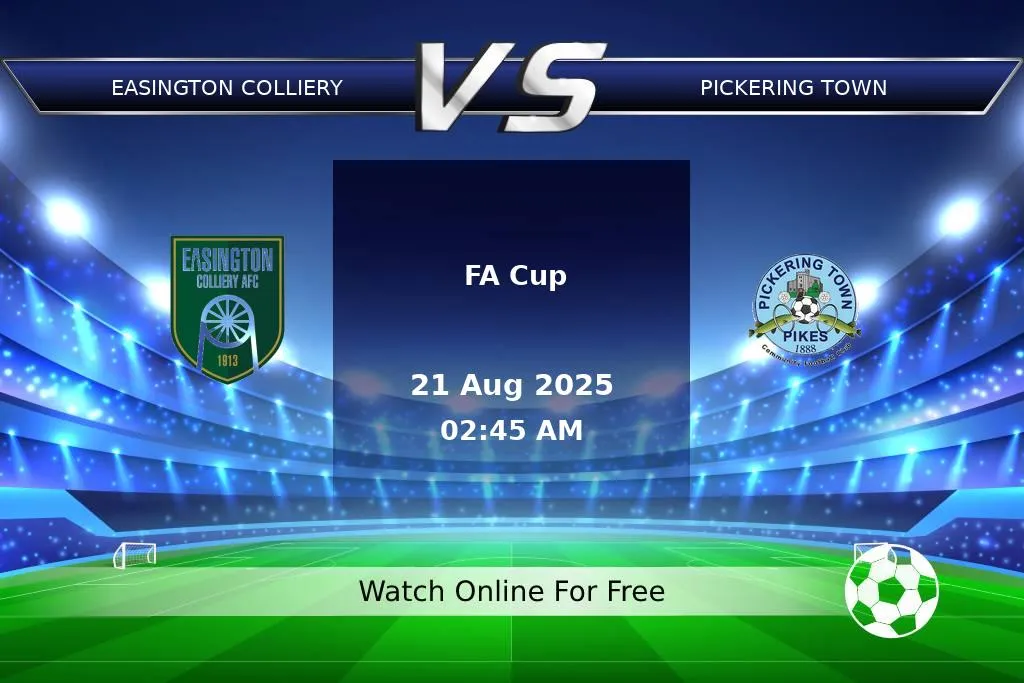 Prediction Easington Colliery vs Pickering Town FA Cup 2025