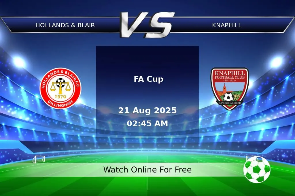Prediction Hollands & Blair vs Knaphill FA Cup 2025
