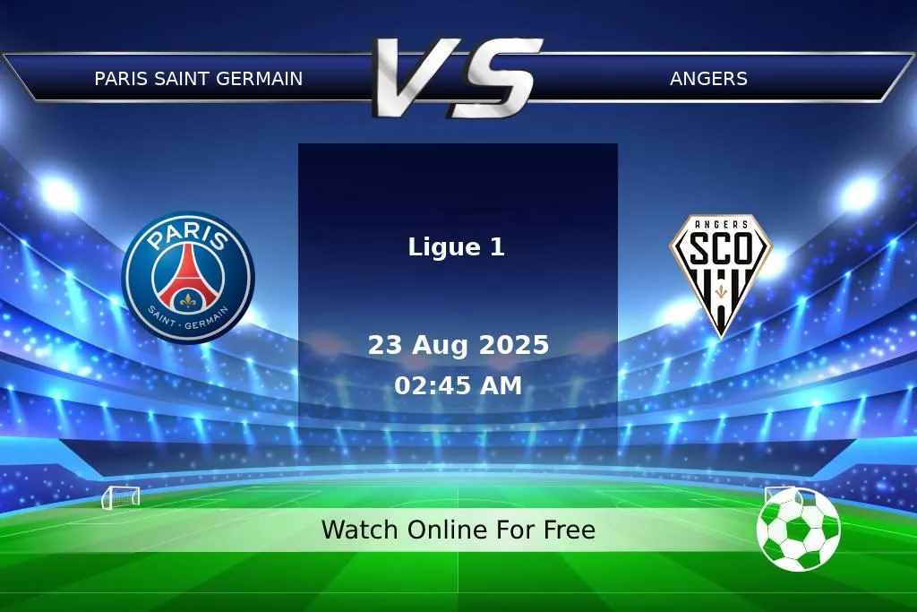 Prediction Paris Saint Germain vs Angers Ligue 1 2025
