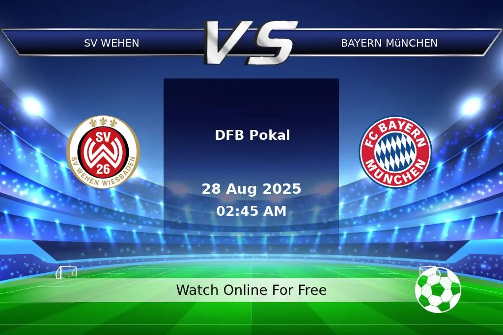 Prediction SV Wehen vs Bayern München DFB Pokal 2025