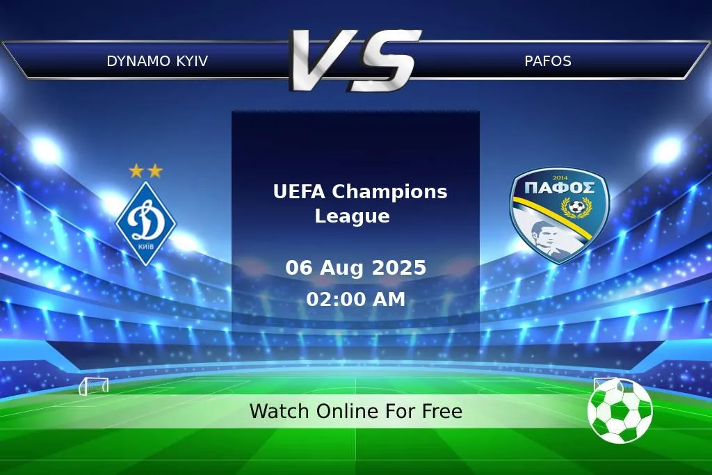 Prediction Dynamo Kyiv vs Pafos UEFA Champions League 2025