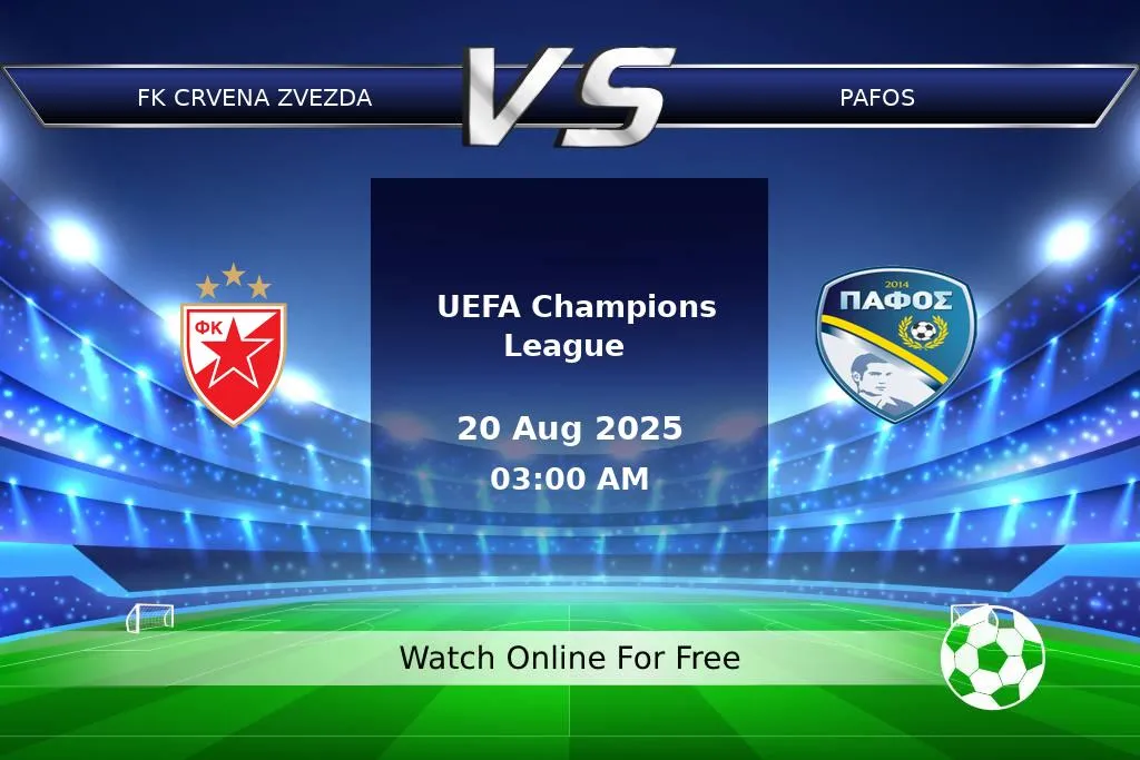 Prediction FK Crvena Zvezda vs Pafos UEFA Champions League 2025