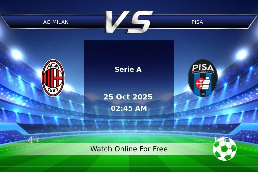 Prediction AC Milan vs Pisa Serie A 2025