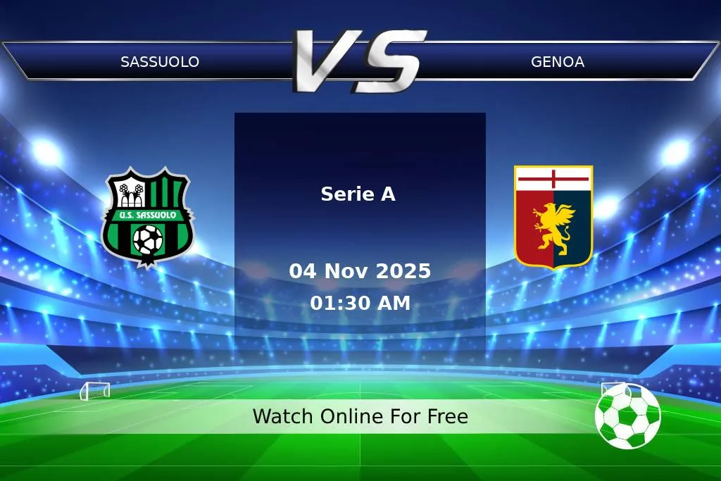 Prediction Sassuolo vs Genoa Serie A 2025