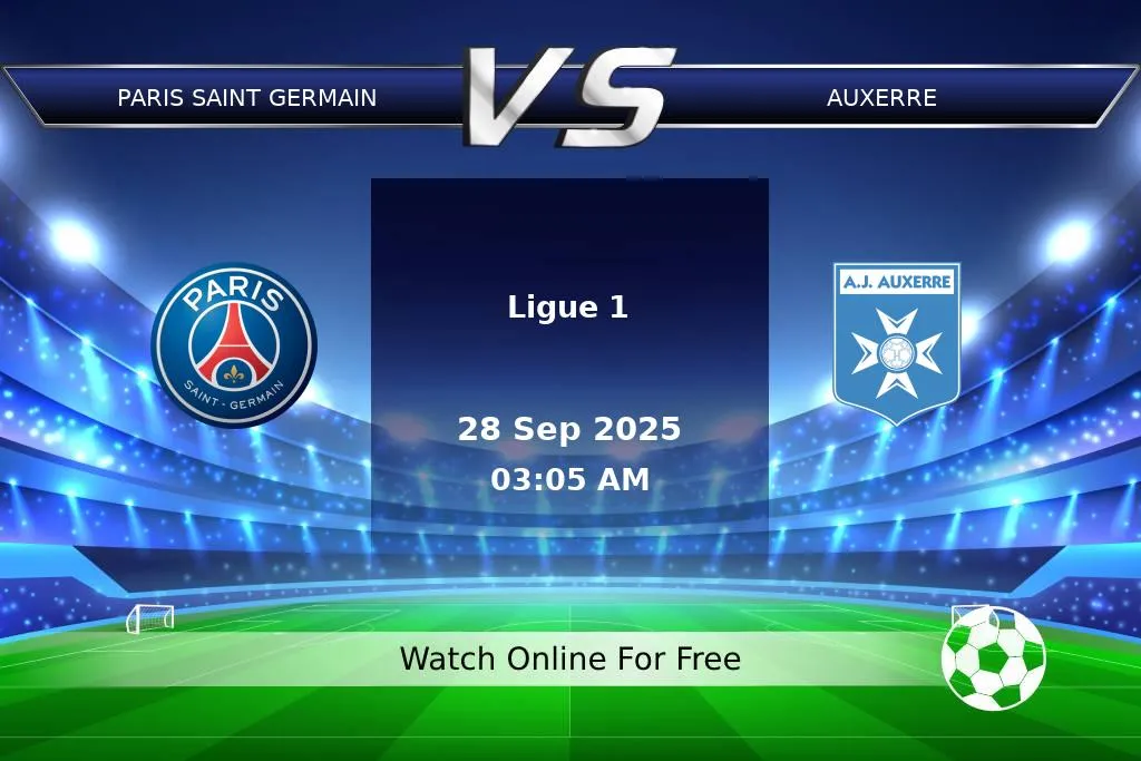 Prediction Paris Saint Germain vs Auxerre Ligue 1 2025