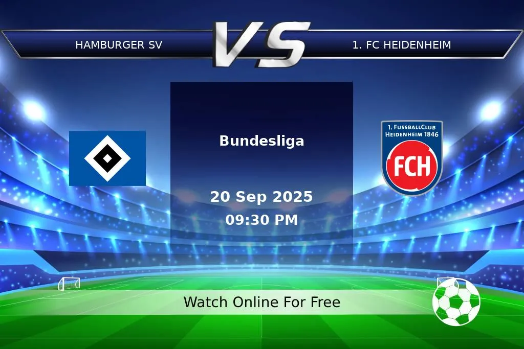 Prediction Hamburger SV vs 1. FC Heidenheim Bundesliga 2025