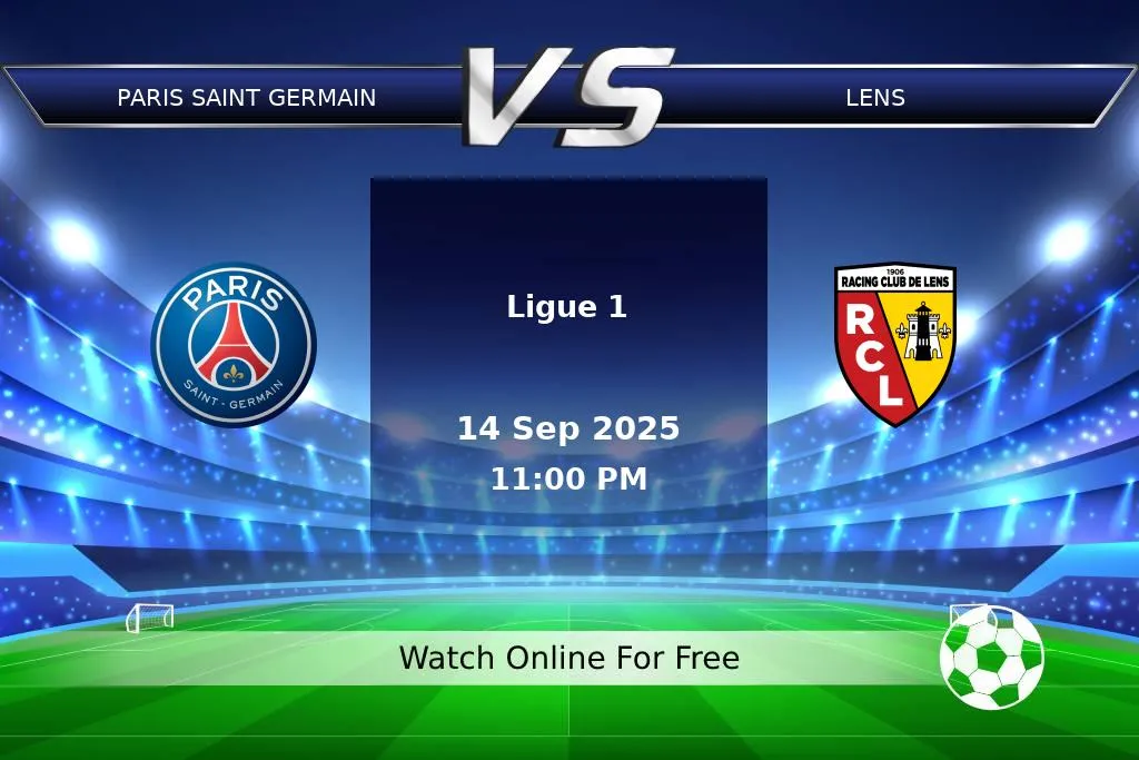 Prediction Paris Saint Germain vs Lens Ligue 1 2025