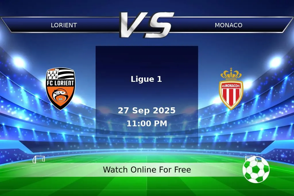 Prediction Lorient vs Monaco Ligue 1 2025