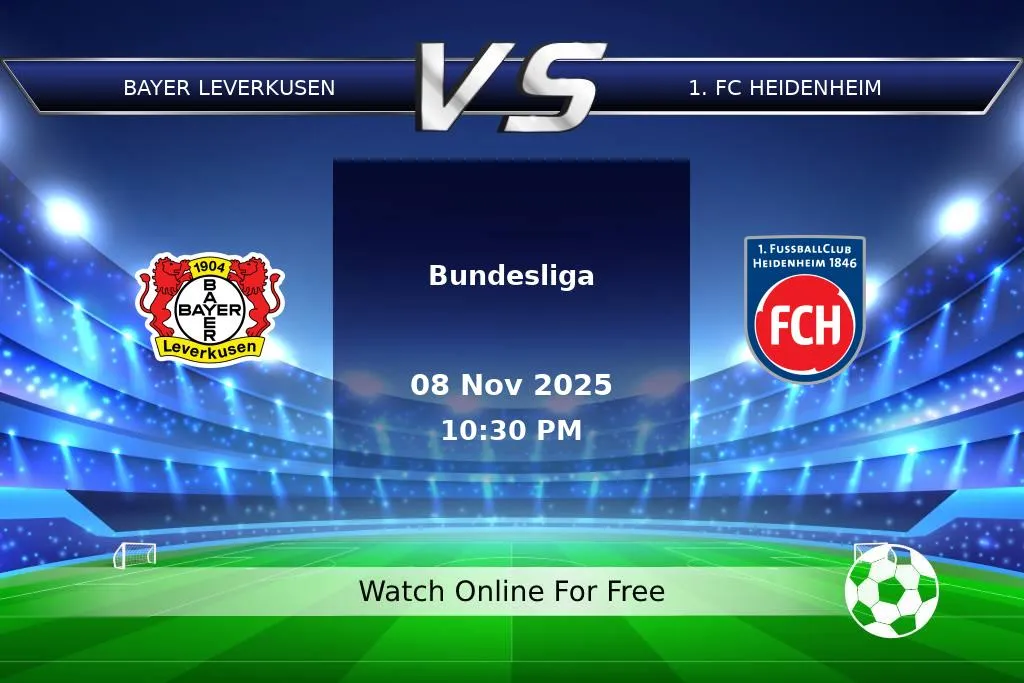 Prediction Bayer Leverkusen vs 1. FC Heidenheim Bundesliga 2025