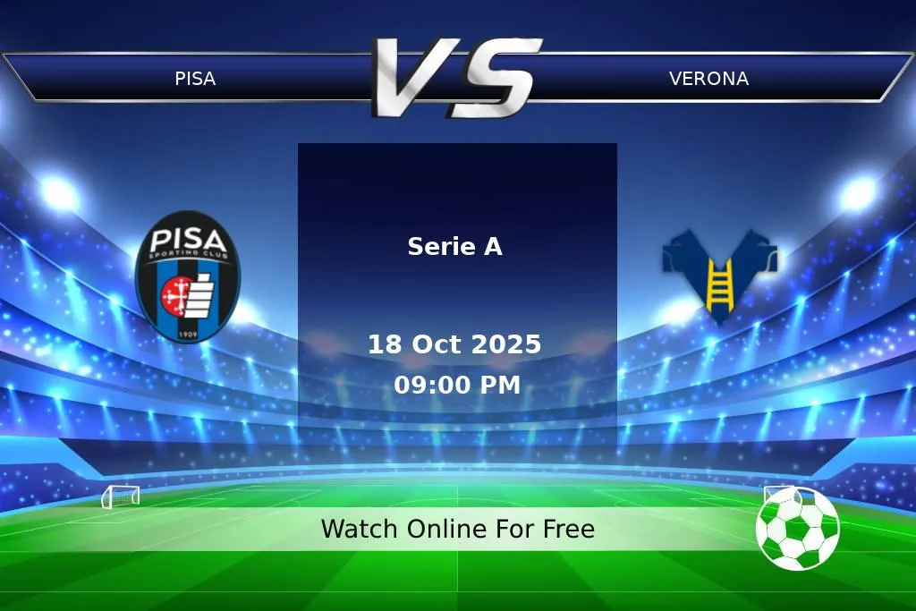 Prediction Pisa vs Verona Serie A 2025