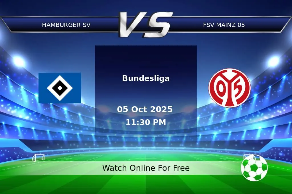 Prediction Hamburger SV vs FSV Mainz 05 Bundesliga 2025