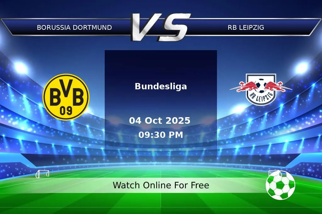 Prediction Borussia Dortmund vs RB Leipzig Bundesliga 2025