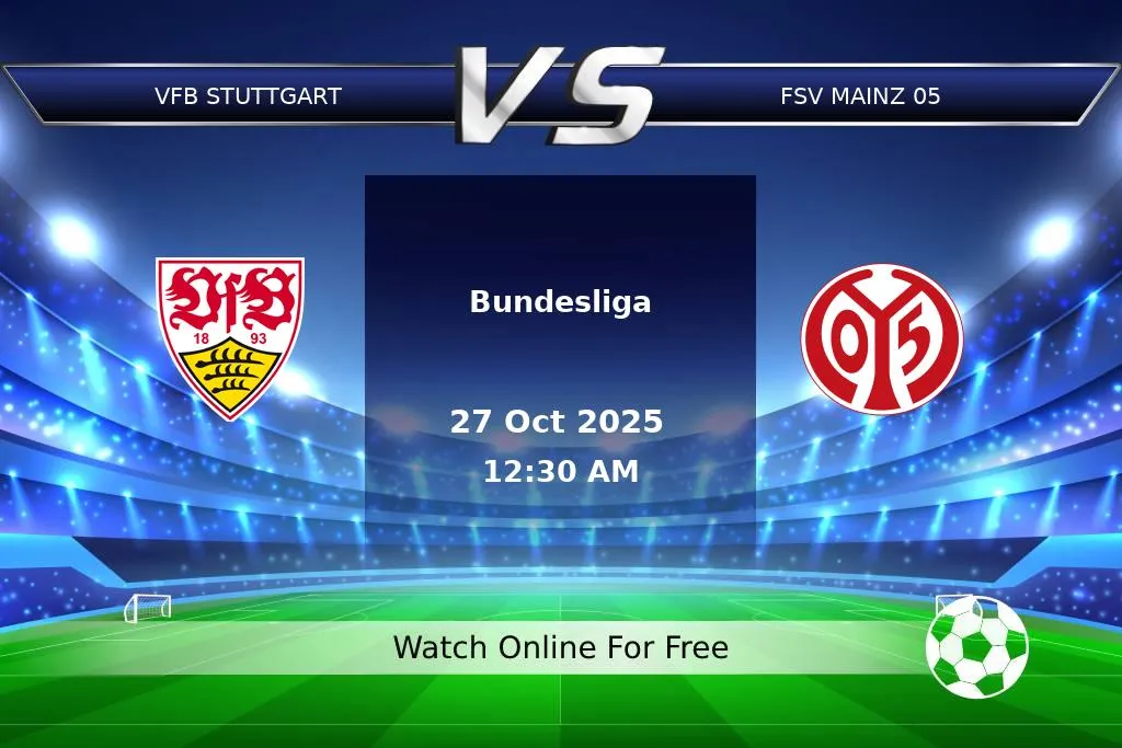 Prediction VfB Stuttgart vs FSV Mainz 05 Bundesliga 2025