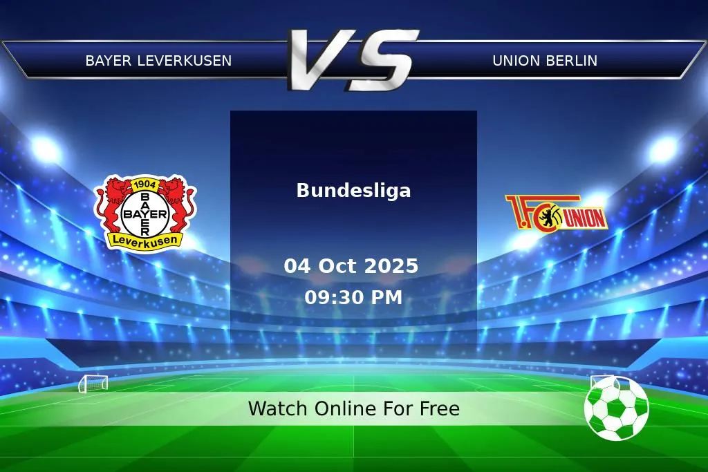 Prediction Bayer Leverkusen vs Union Berlin Bundesliga 2025
