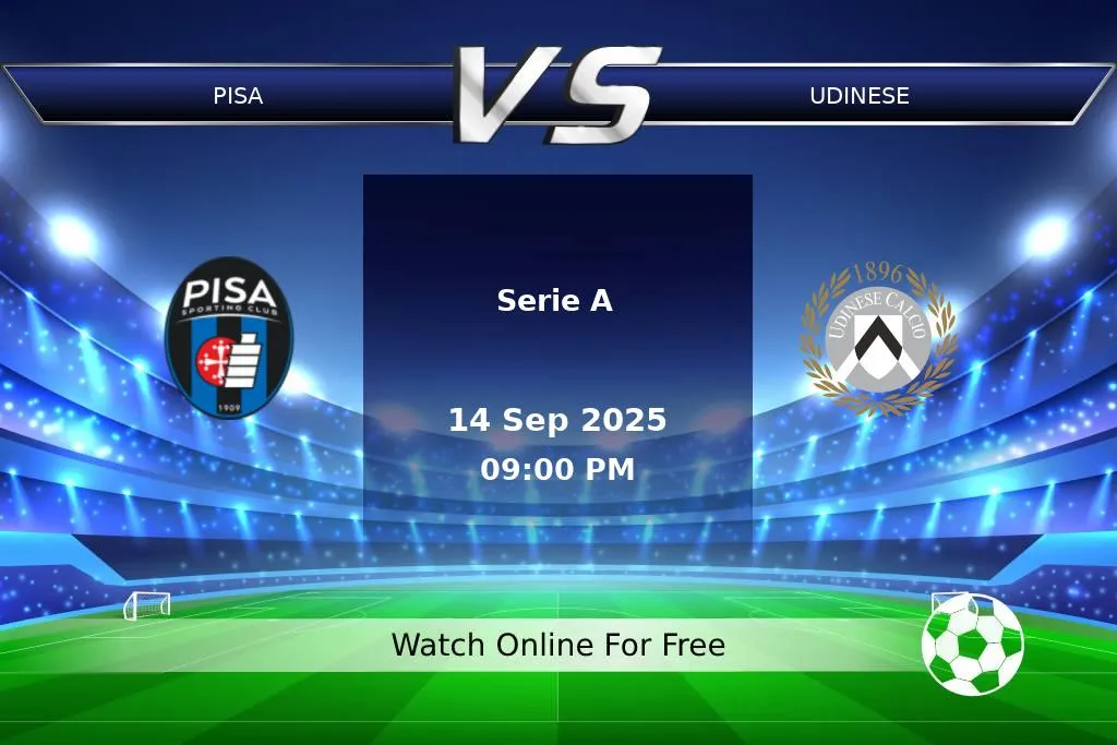 Prediction Pisa vs Udinese Serie A 2025