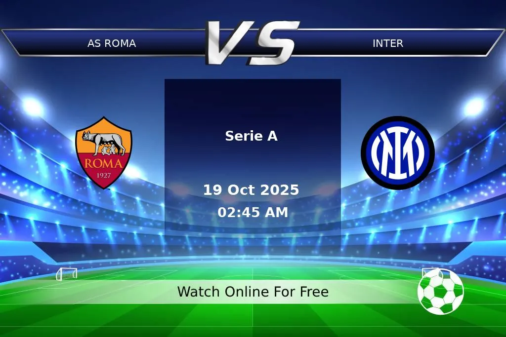 Prediction AS Roma vs Inter Serie A 2025