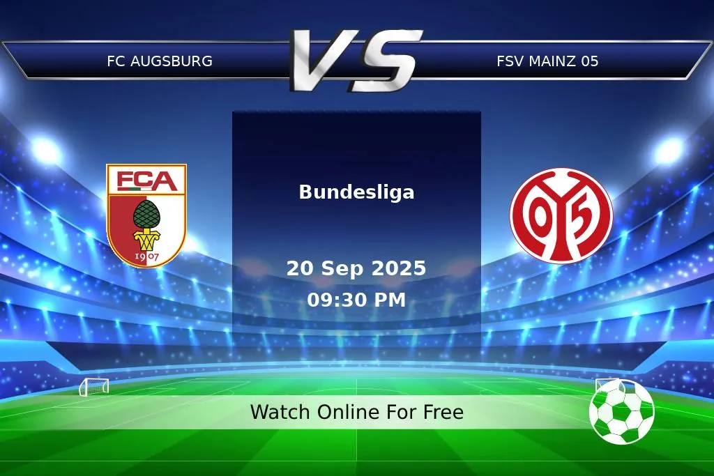 Prediction FC Augsburg vs FSV Mainz 05 Bundesliga 2025