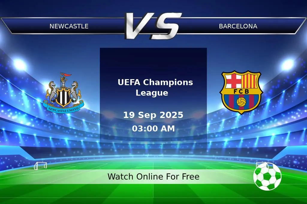 Prediction Newcastle vs Barcelona UEFA Champions League 2025