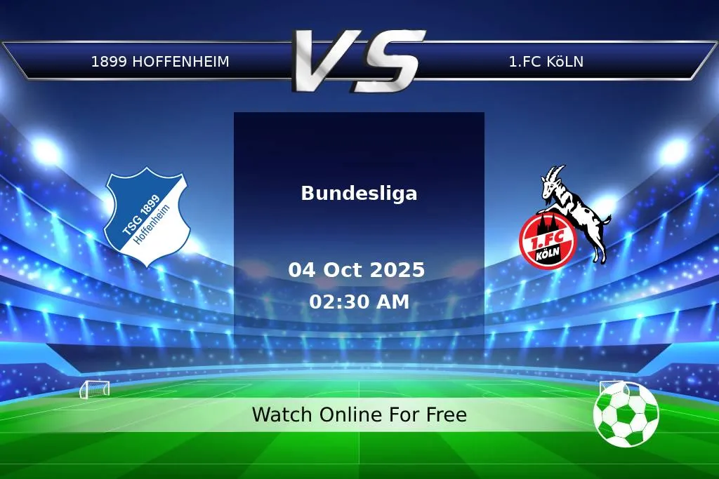 Prediction 1899 Hoffenheim vs 1.FC Köln Bundesliga 2025