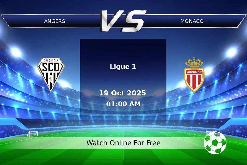 Prediction Angers vs Monaco Ligue 1 2025