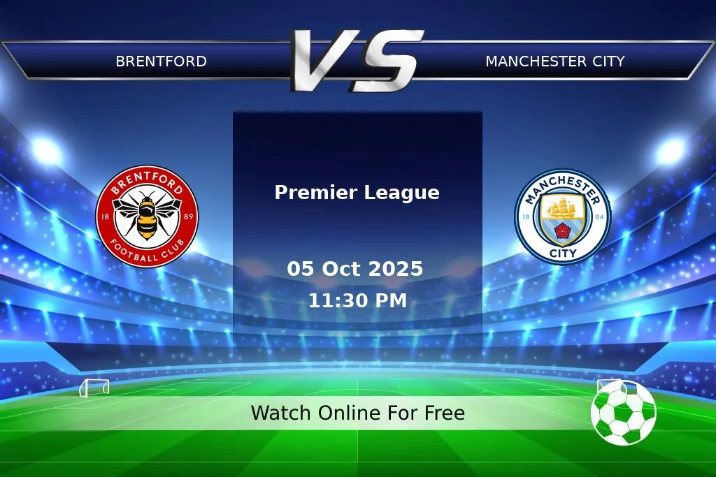 Prediction Brentford vs Manchester City Premier League 2025