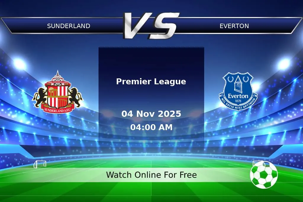 Prediction Sunderland vs Everton Premier League 2025