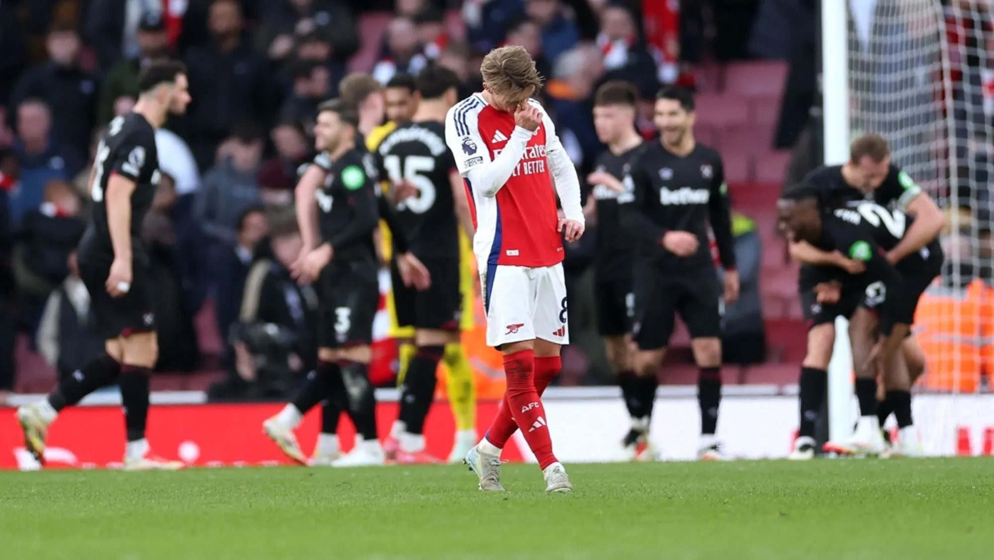 Arsenal Vs West Ham: 10 Gunners Lose 0-1