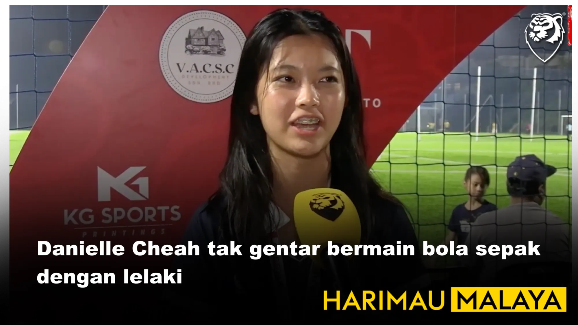 Danielle Cheah Not Afraid to Play Football with Men